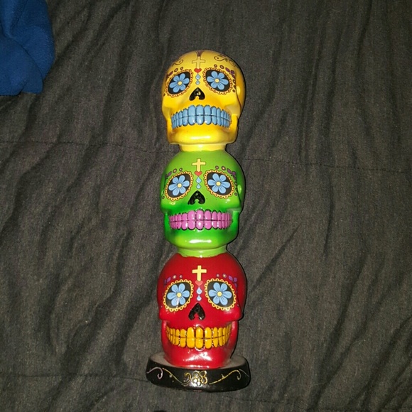 NEW- Skull Incense Burner Holder