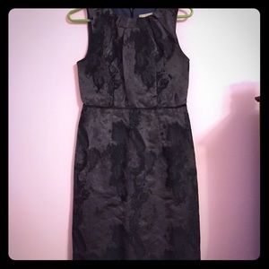 Ann Taylor LOFT high-neck gray dress, sz. 0