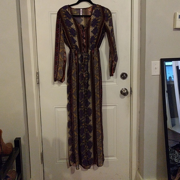 Patterned Maxi Dress