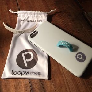 Loopy iPhone6 Plus case. Protective white case.