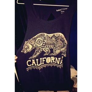 Rebellious One Black California Tank