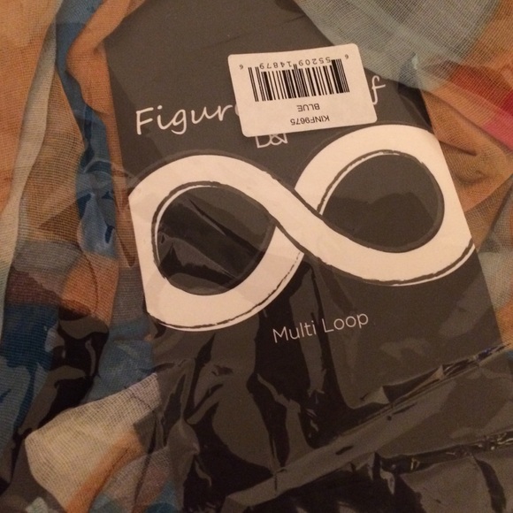 Infinity multi loop scarf new still in package
