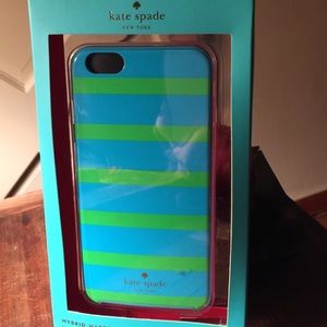 iPhone6 Plus kate spade  case, blue & green.