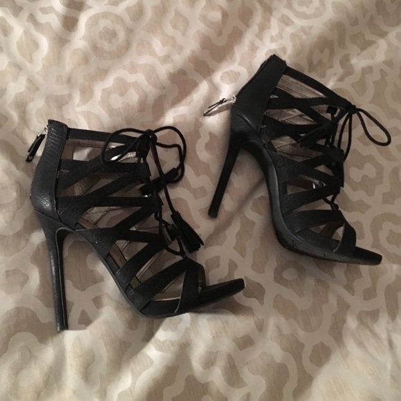 Sexy lace up heels