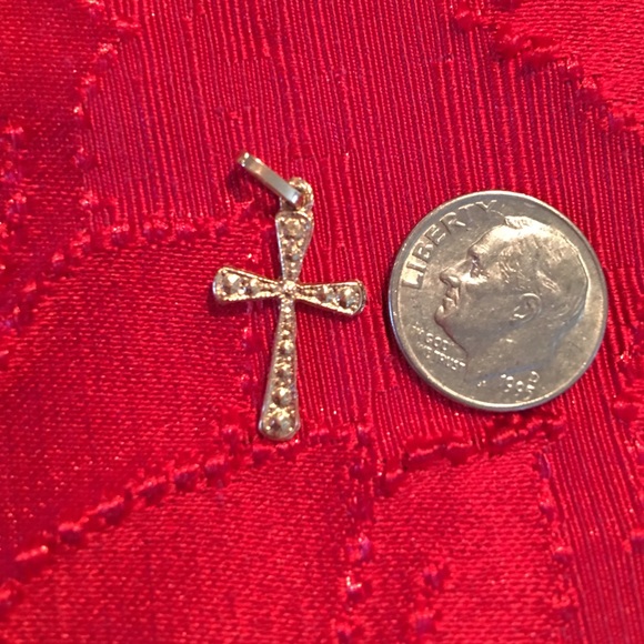 Vintage Gold cross pendant from Jerusalem.