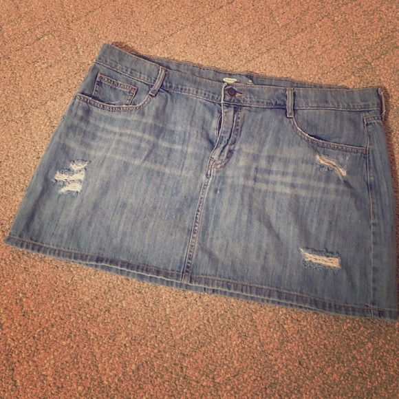 Denim Mini Skirt