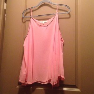 Pink long sleeve blouse