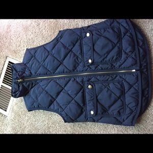 J crew quilted vest