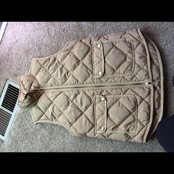 J crew quilted vest