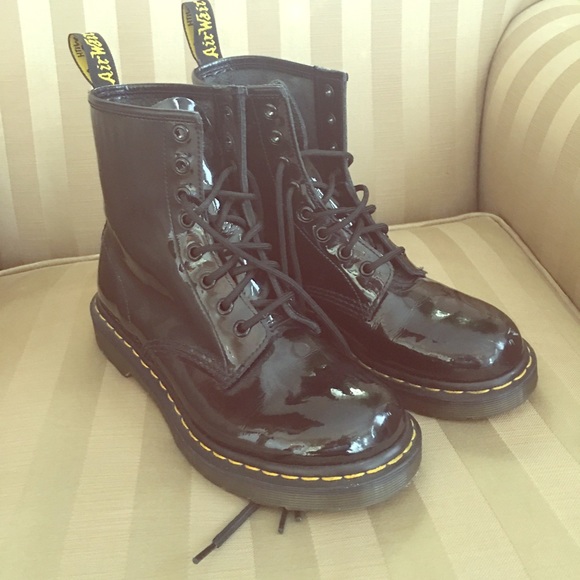 Dr. Martens patent leather Combat Boot ladies 7