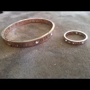 Brand new Rose gold Roman numeral set