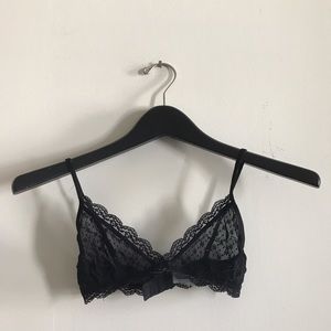 Eberjey black lace bralette