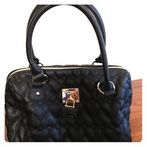Black Betsey Johnson purse