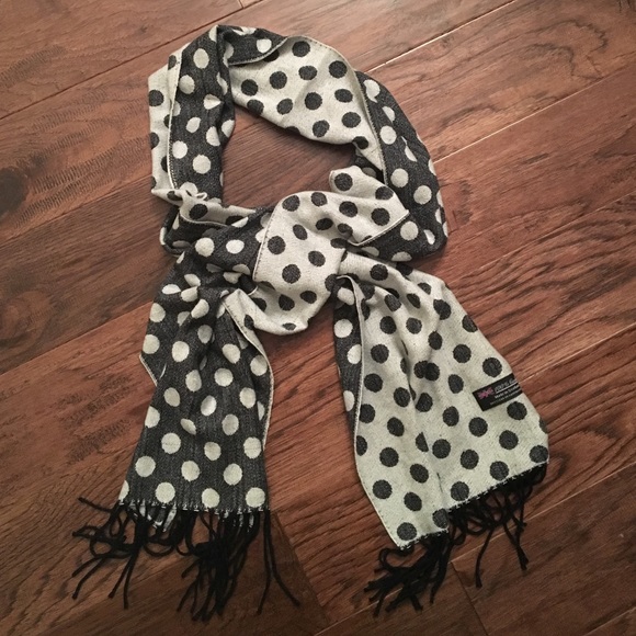 Polkadot Pattern Cashmere Scarf!