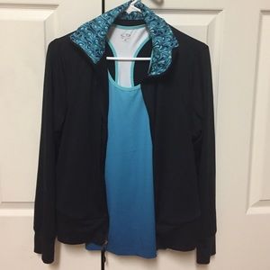 2 Piece Champion Track Jacket & Racerback Tank