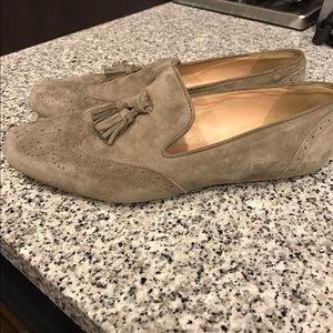 JCrew Suede Loafers, size 6.5