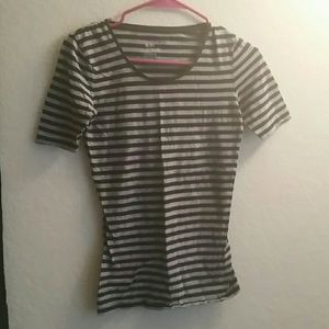 Gray and black shirt