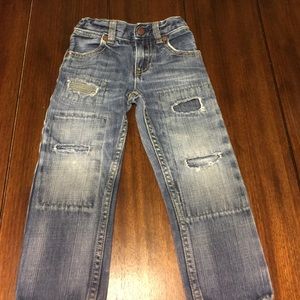 GAP patchwork jeans