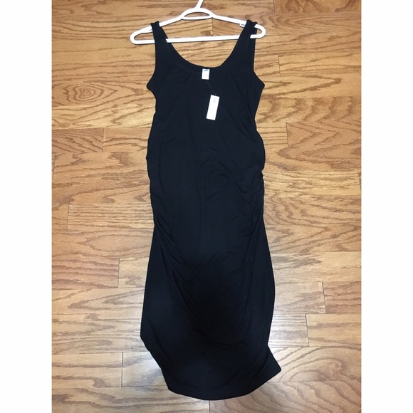 Black maternity dress