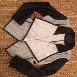 BLANK NYC Vegan Leather and Sweater coat