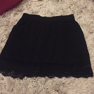 Black skirt