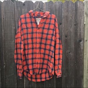 Orange Flannel | EUC | Small