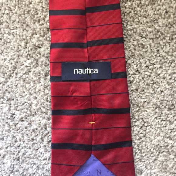 Nautica red striped tie - Picture 2 of 2