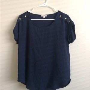 Navy blue blouse