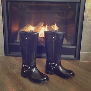 Micheal Kors rain boots, size 6, black color