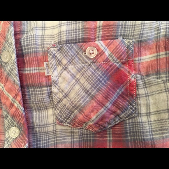 🌴sold🌴Levis double lined western cotton flannel - Picture 3 of 4