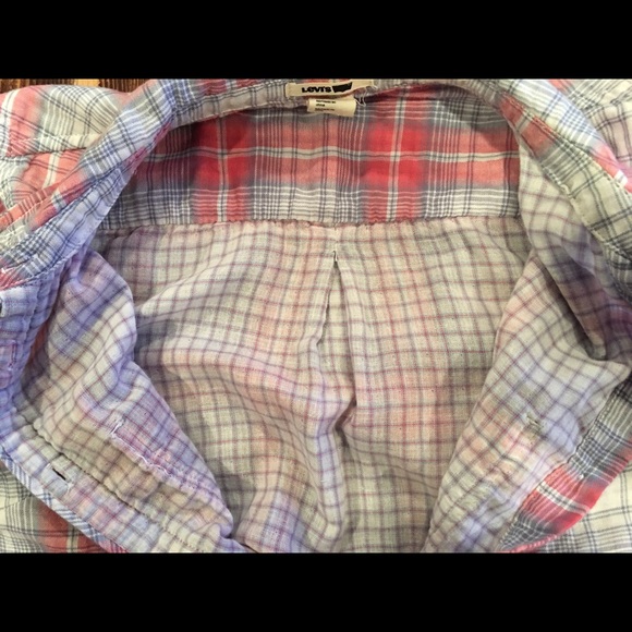 🌴sold🌴Levis double lined western cotton flannel - Picture 4 of 4