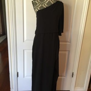 BCBG one shoulder long dress