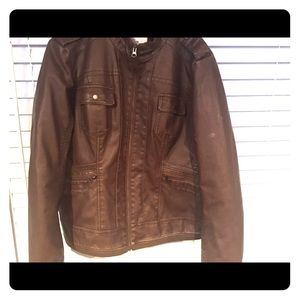 Sonoma X-Large faux leather jacket.