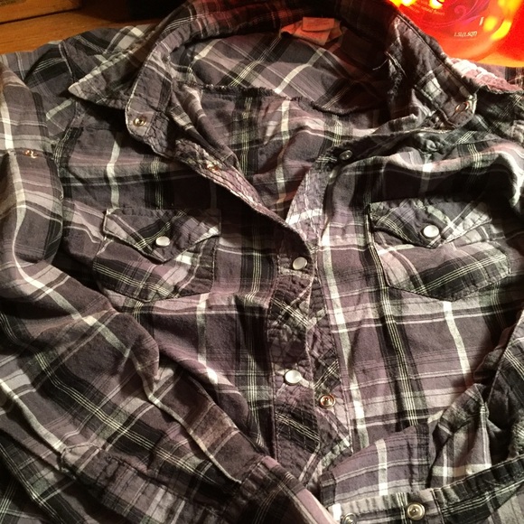 Long sleeve grey flannel - Picture 1 of 1