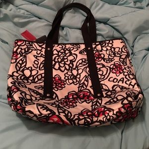 Large Over the Shoulder Authentic Coach Tote Bag