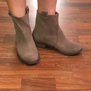 Suede Booties womens 6