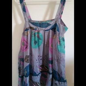 Delias multi colored tunic tank