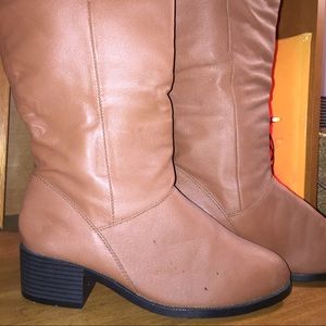 Tan boots