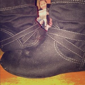 Black ankle boots