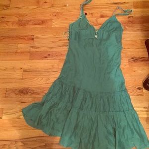 Pinko teal dress from Italy