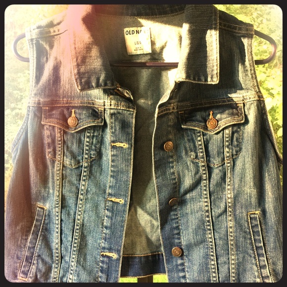 Old Navy jean vest