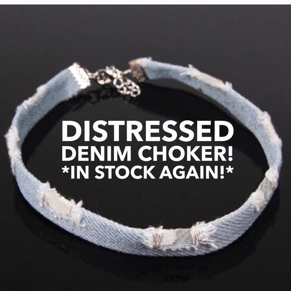 IN STOCK!! Distressed Choker *ONLY 3 LEFT!