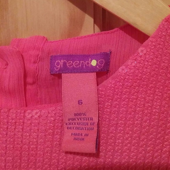 Girls Pretty Pink Ruffle Top - Picture 2 of 4