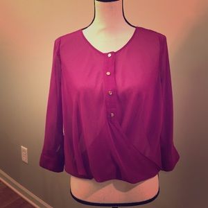 Bebe Go-With-the-Flow Top