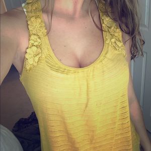 Yellow tank top