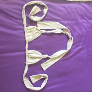 Acacia Swimwear plumeria top in haupia