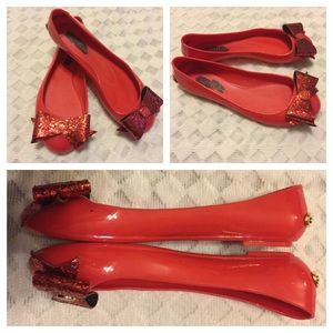 Ted Baker rubber flats with sparkling Bow design