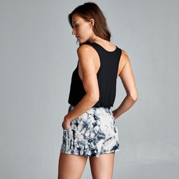 "Musical" Tie Dye Tank Romper - Picture 3 of 4