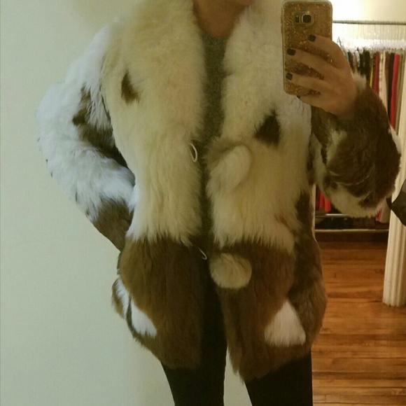 Alpaca Fur Coat - Picture 2 of 4