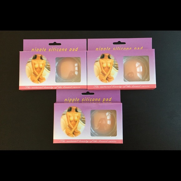 3 Set of Nipple Cover Silicone Pad New in Box